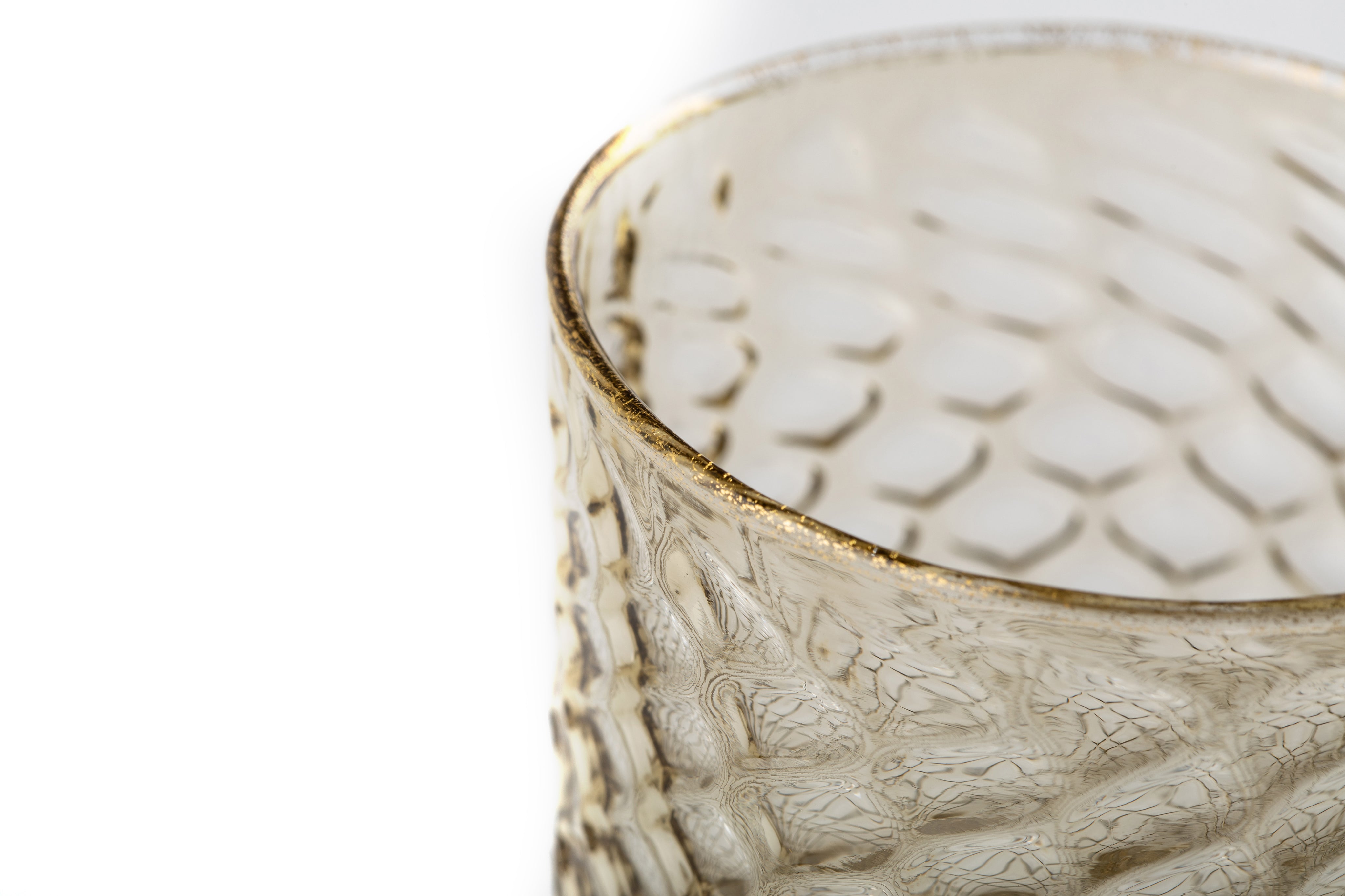 Set of 6 "Amber Tola Goti" Tumblers