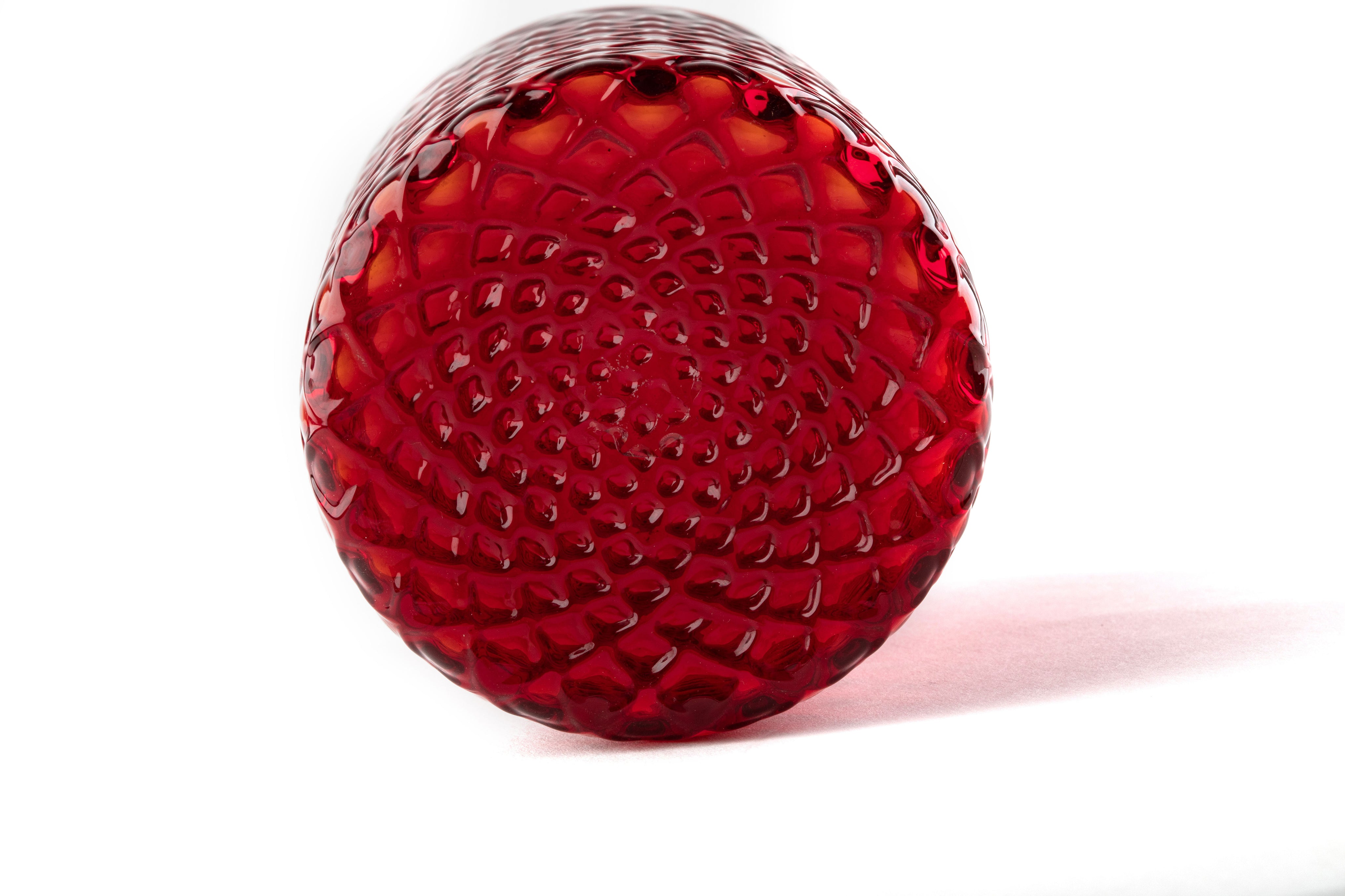 Set di 6 bicchieri "Rosso Rubino Tola Goti"