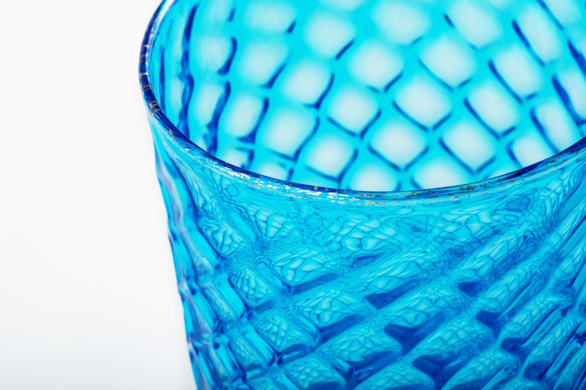 Set of 6 "Aquamarine Tola Goti" Tumblers