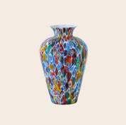 Anfora in Vetro di Murano con Murrine Millefiori, 37 cm
