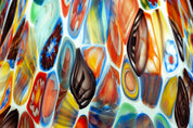Anfora in Vetro di Murano con Murrine Millefiori, 37 cm