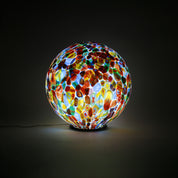 Murano glass sphere "Murrina" table lamp D40