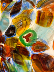 Lampada da tavolo "Murrina" a sfera in vetro di Murano D50