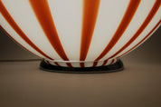 Candy Murano glass sphere table lamp coffee and milk straight D40