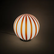 Candy Murano glass sphere table lamp coffee and milk straight D40