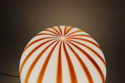 Candy Murano glass sphere table lamp coffee and milk straight D40