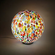 Murano glass sphere "Murrina" table lamp D50