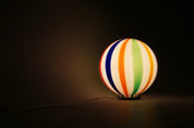 Candy Murano glass sphere table lamp "Arlecchino" straight D30