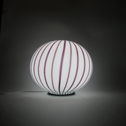 Candy Murano glass oval table lamp berry D40