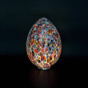 Lampada da tavolo Murrina a forma di uovo in vetro di Murano H40