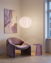 Candy Murano glass oval pendant lamp berry D40