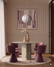 Candy Murano glass oval pendant lamp berry D32