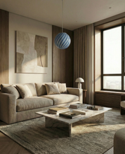 Lampada a sospensione Candy a sfera in vetro di Murano vortice blu mirtillo D20