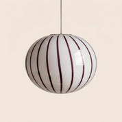 Candy Murano glass oval pendant lamp berry D32