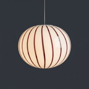 Candy Murano glass oval pendant lamp berry D32