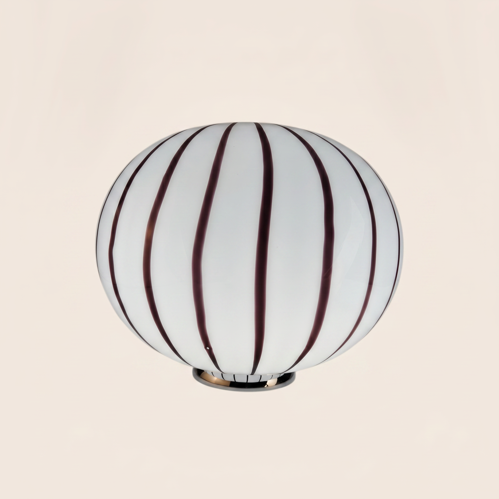 Candy Murano glass oval table lamp berry D32