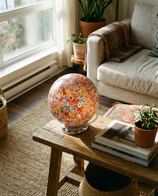 Lampada da tavolo "Murrina" a sfera in vetro di Murano D20