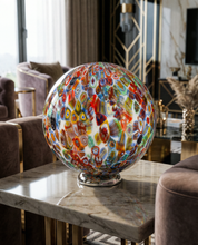 Lampada da tavolo "Murrina" a sfera in vetro di Murano D30