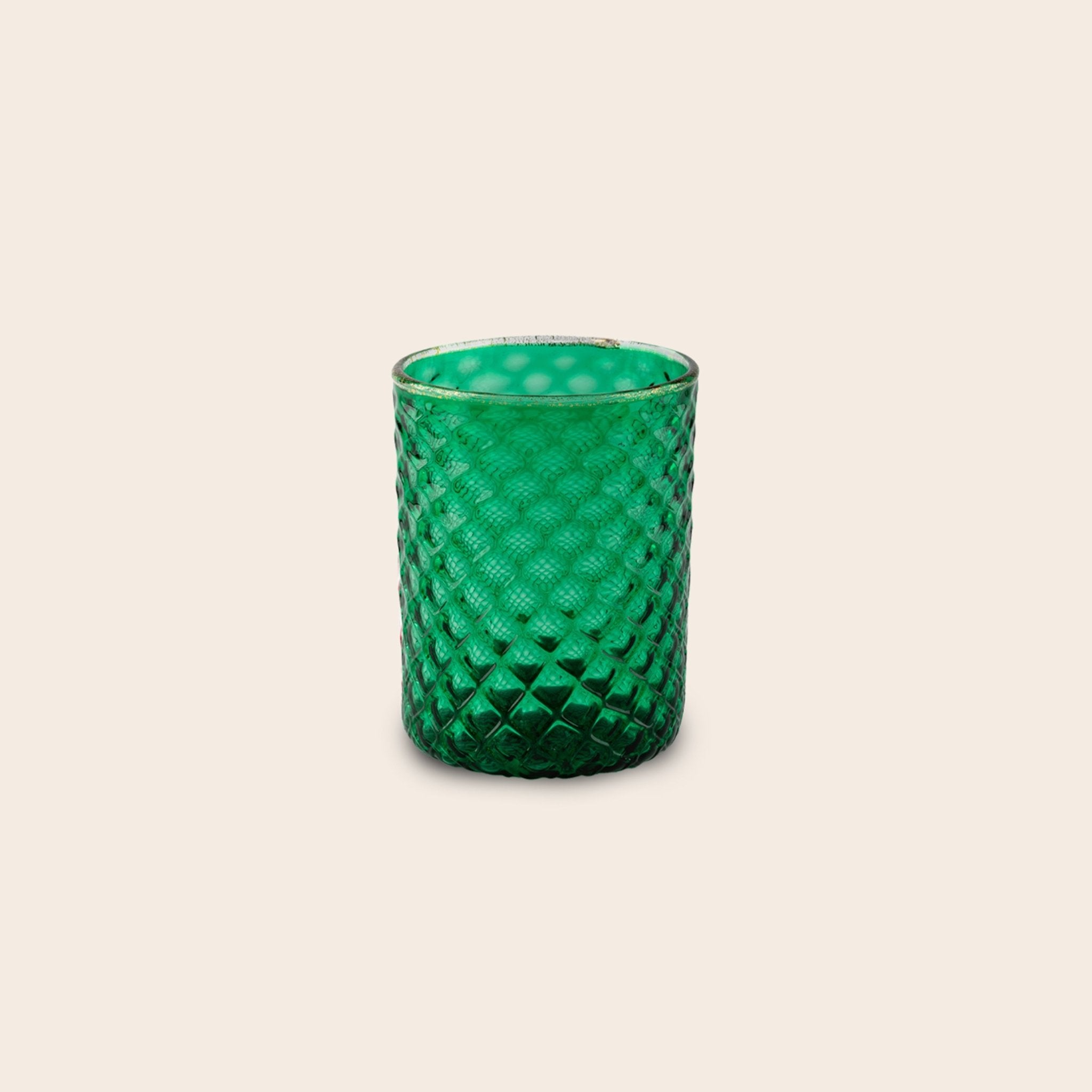 Set of 6 "Emerald Tola Goti" Tumblers