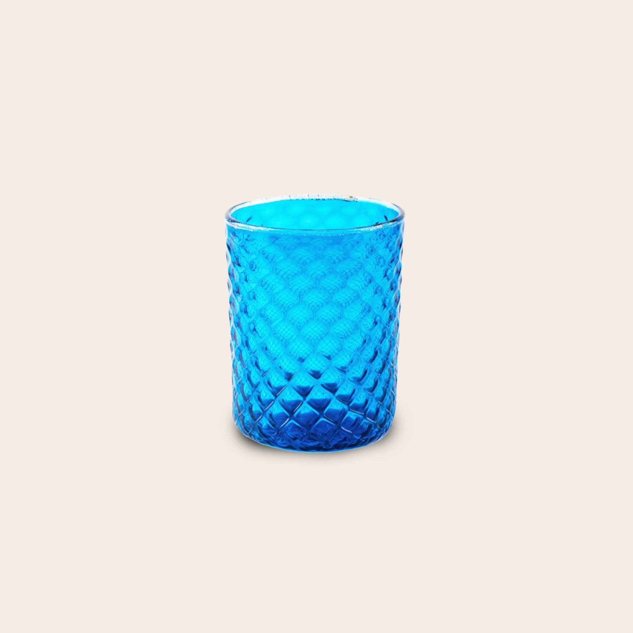 Set of 6 "Aquamarine Tola Goti" Tumblers