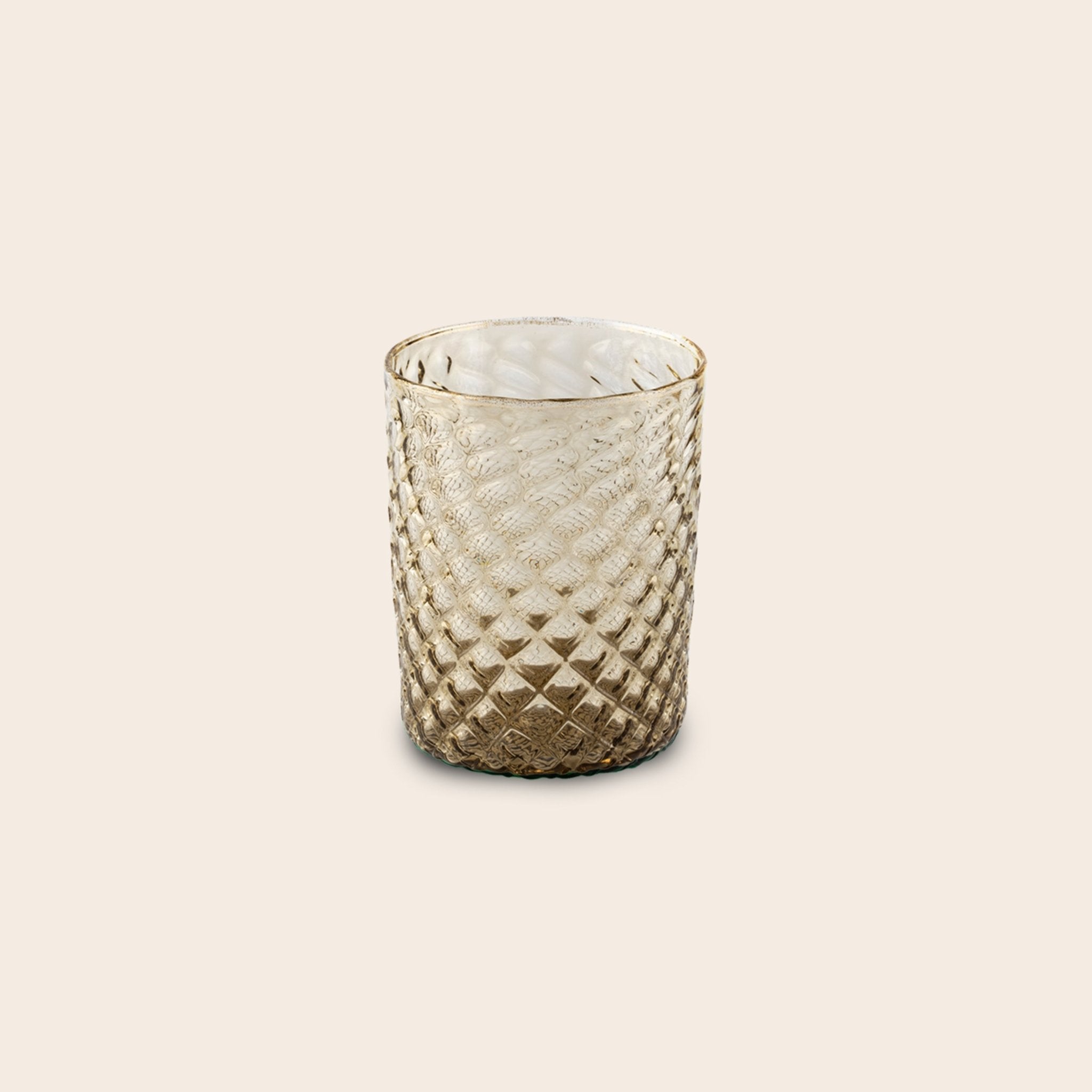 Set of 6 "Amber Tola Goti" Tumblers