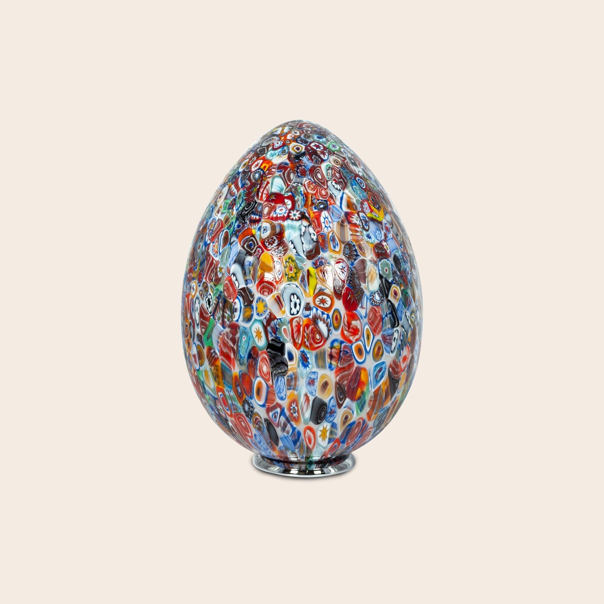 Murano glass egg table lamp Murrina H40