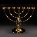 Candelabro in vetro di Murano – Menorah