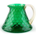 Murano Glass Jug - Emerald Green - Balloton processing - Tola