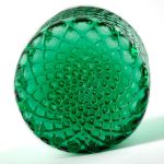 Balloton Murano Glass Glasses - Tola green emerald