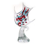 1295-Murano-Glass-art-piece-Happy-Fish-sculpture-Big-size