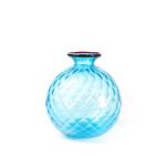 1295 Murano art glass Balloton sphere Turquoise