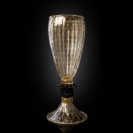 1295 Murano art glass Gold Balloton Vase