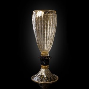 1295-Murano-art-glass-Gold-Balloton-Vase