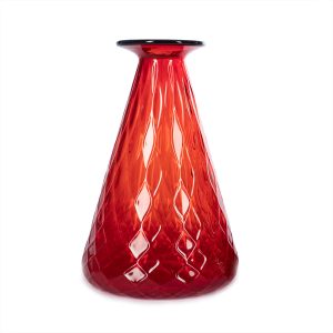 1295-Murano-glass-Art-Pyramid-Vase-Bottle-Decanter