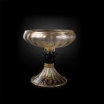 1295 Murano glass Chromo Cup balloton 24kt gold leaf