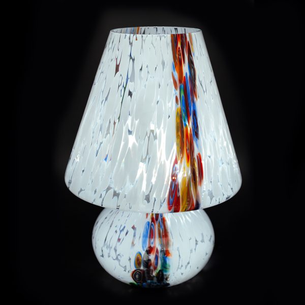 1295-Murano-glass-Table-Lamp-The-Mushroom-Lamp-white-and-color-murrine-XL