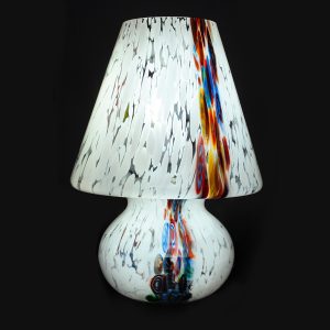 1295-Murano-glass-Table-Lamp-The-Mushroom-Lamp-white-and-color-murrine-XL