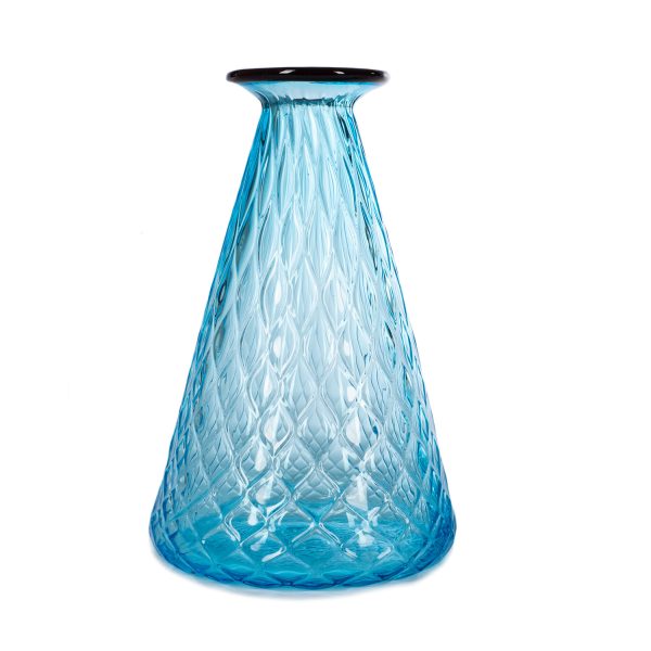 1295-murano-art-glass-pyramid-bottle-vase-decanter