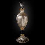 1295 murano glass chromo vase 24kt gold