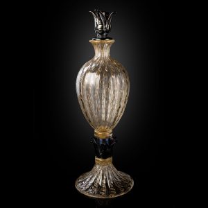 1295-Murano-art-glass-Gold-Balloton-Vase-