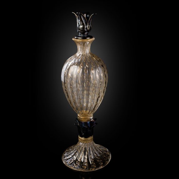 1295-Murano-art-glass-Gold-Balloton-Vase-