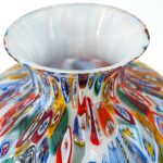 vaso Giara in vetro soffiato di murano e murrine