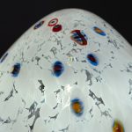 lampada da tavolo Uovo in vetro soffiato di murano e murrine