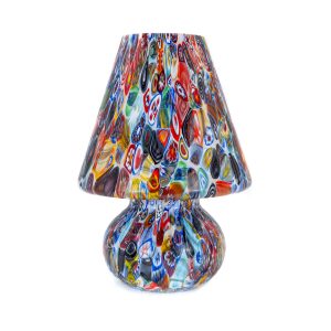 lampada da tavolo Mushroom Lamp in vetro di murano e murrine